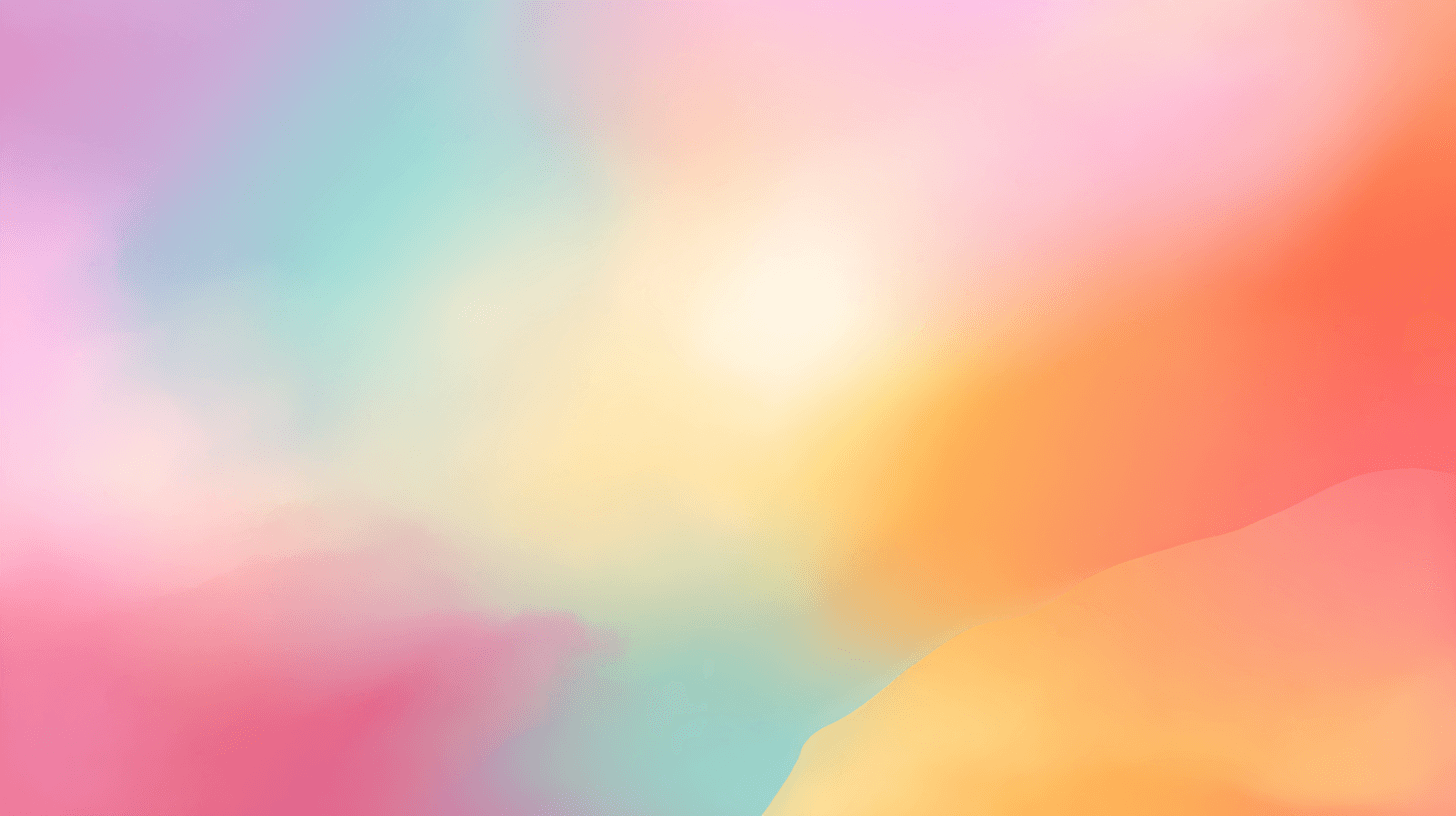 Abstract gradient background in soft pastels for testimonials page