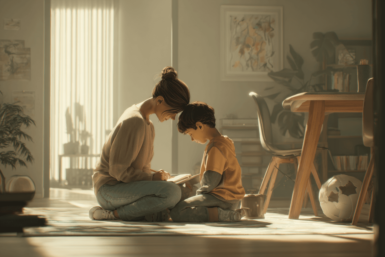 Personalized one-on-one tutoring session creating a supportive learning environment